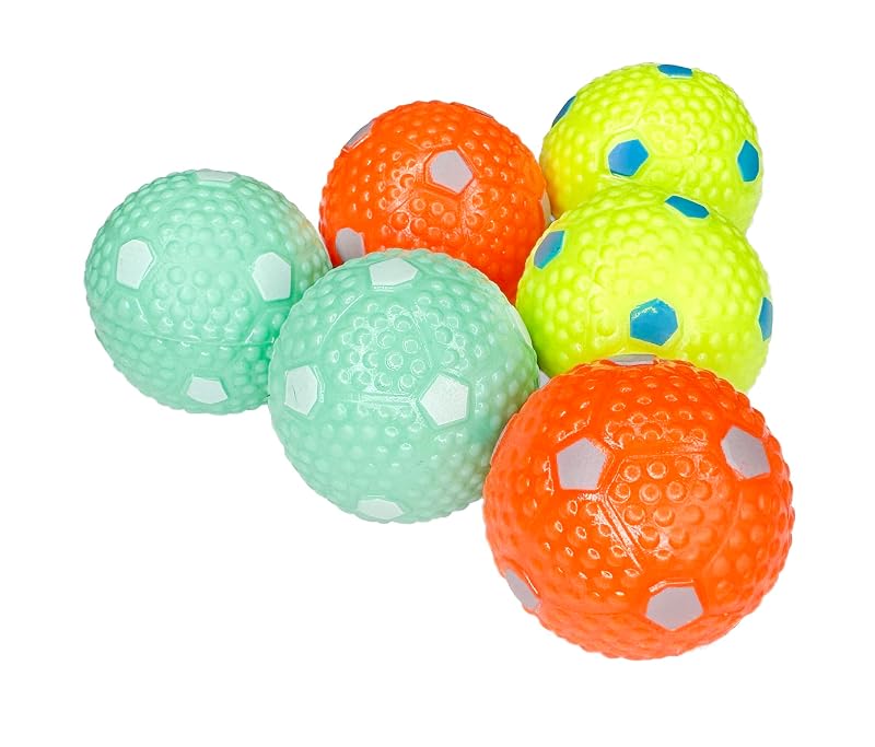 Bolas de Látex para Cães Pequenos e Médios Crafts Central para Lançador Automático, 5,08 cm, Pacote com 6