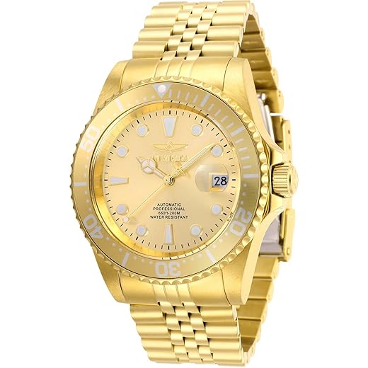 Invicta Relógio automático masculino Pro Diver, 30096, Dourado, One Size, Informal