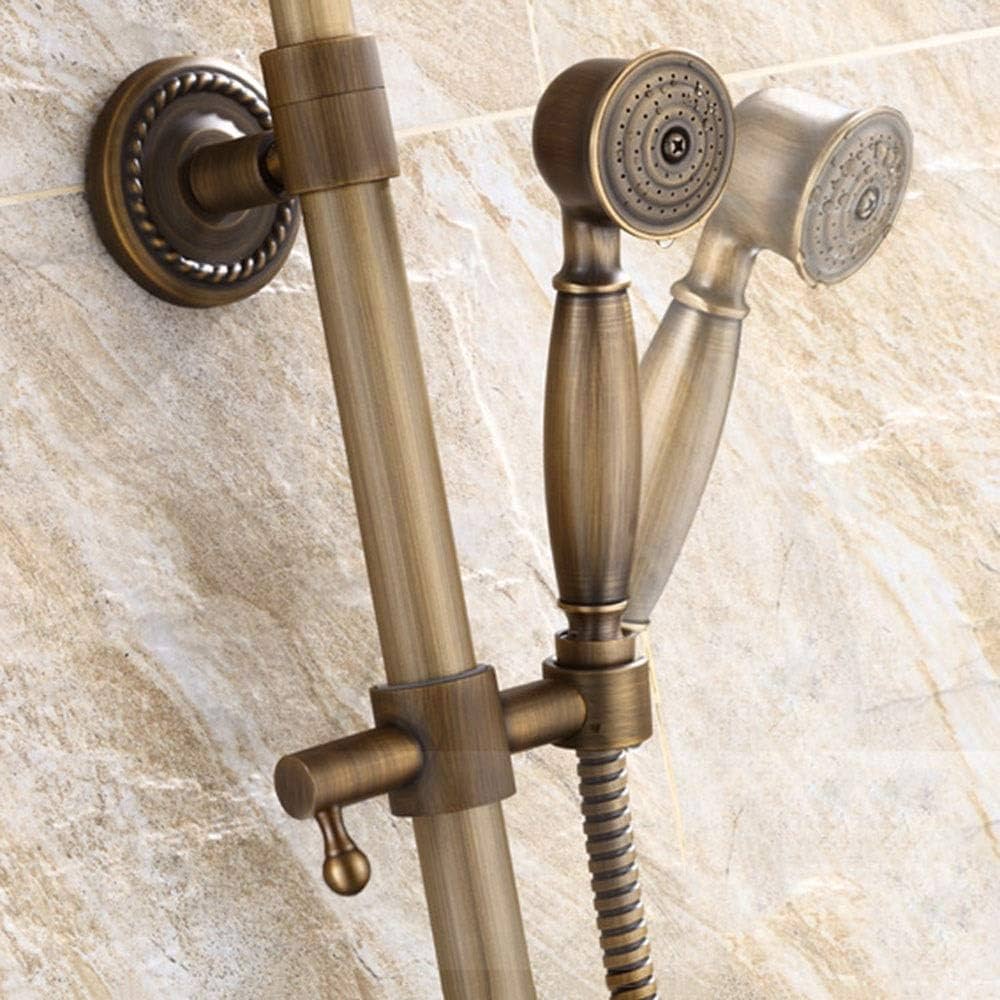 Amazon.co.jp: シャワーヘッドレトロつや消しシャワーセット銅