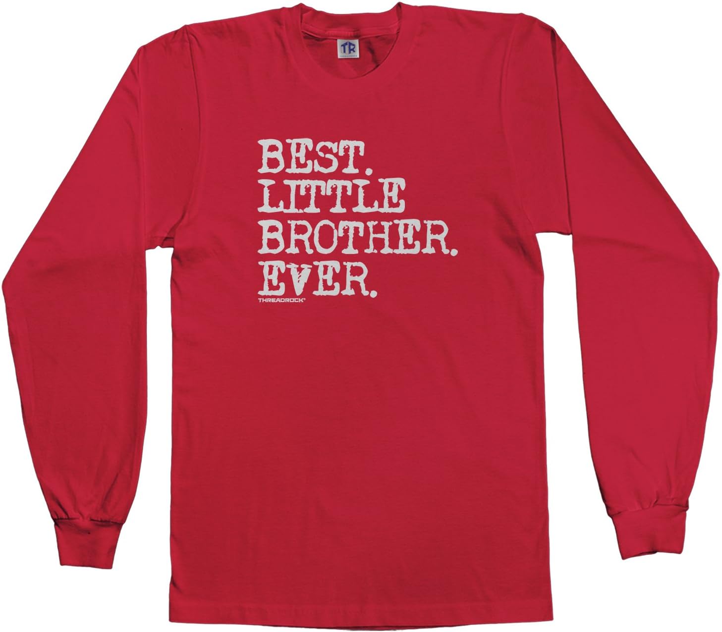 Threadrock Big Boys' Best Little Brother Ever Youth L/S T-Shirt