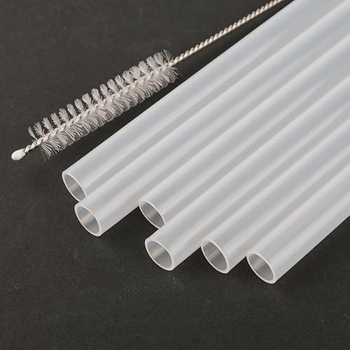 Miniatura 4 de CampTek Pajitas de repuesto compatibles con botellas de agua YETI Rambler de 36 onzas, el juego de accesorios incluye 5 popotes sin BPA, 1 cepillo