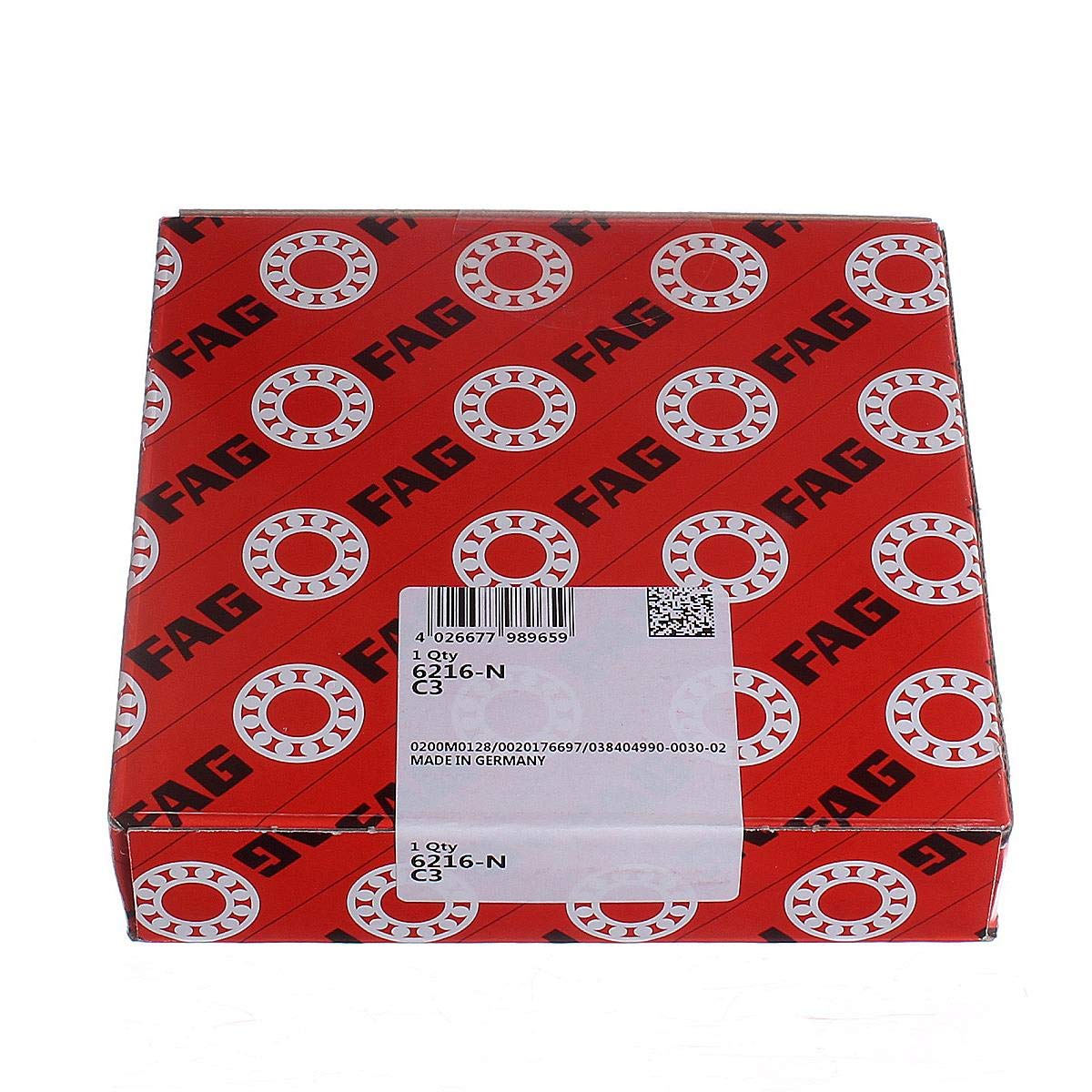 6216-N-C3 FAG Rodamiento de bolas cojinete 80,00x140,00x26,00mm
