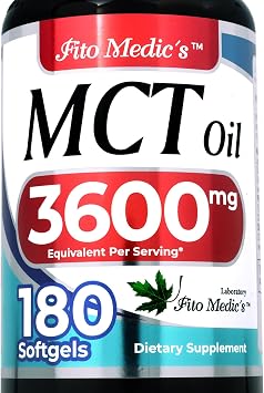 FITO MEDICS Lab | MCT Oil |180 softgels |mct Oil | Keto-Friendly Energy Support