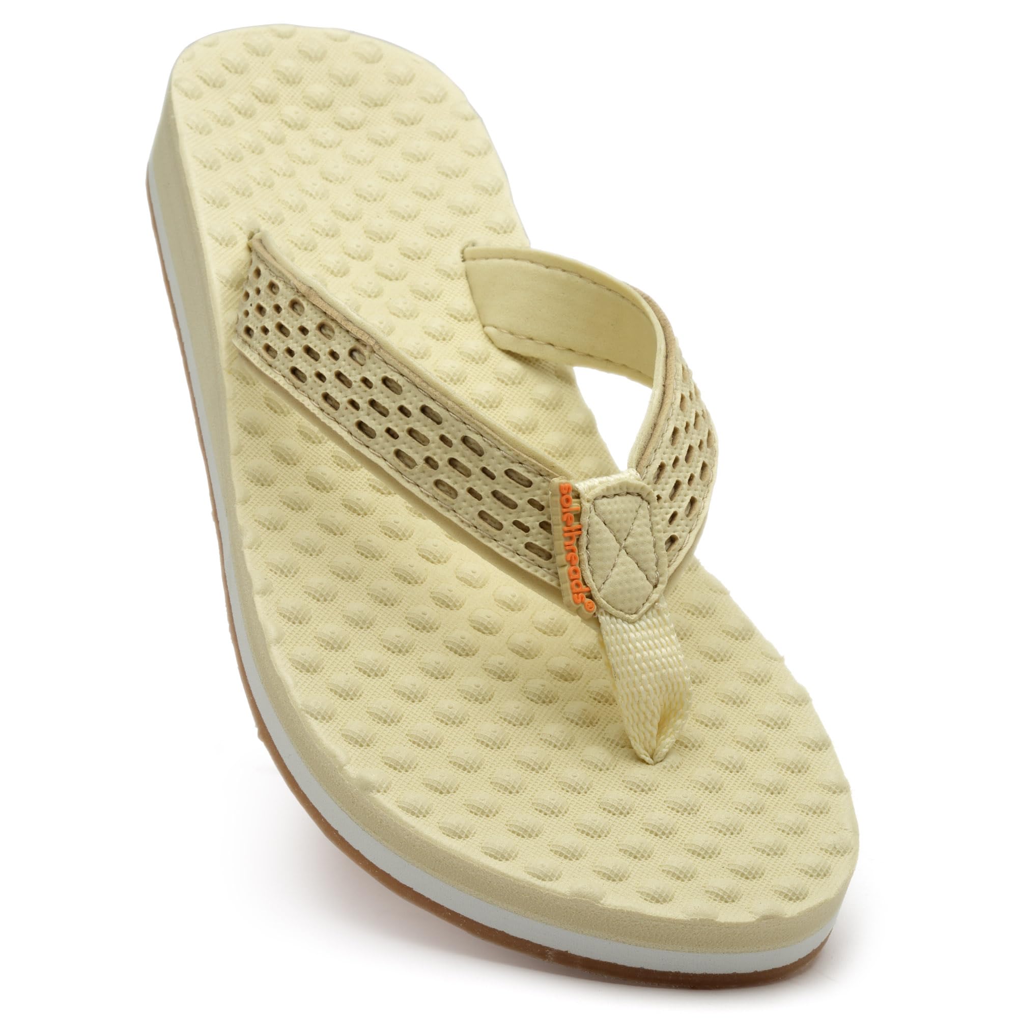 SOLETHREADS ACCUFLEX | Lightweight | Phylon | Slippers | Flip Flops for Women | 7UK | BEIGE (B0C896ZZX7) Amazon Price History, Amazon Price Tracker