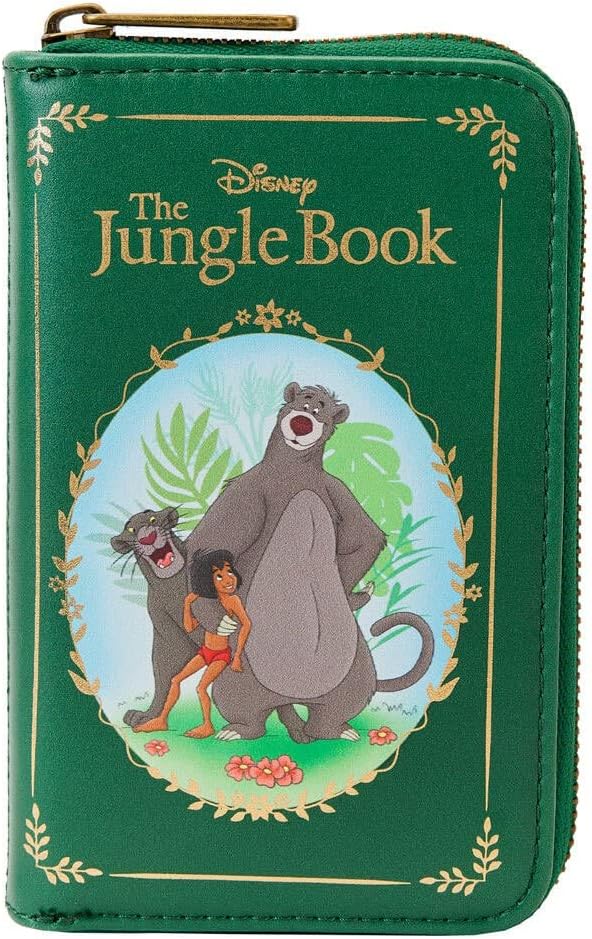 Loungefly Disney Jungle Book Faux Leather Zip Around Wallet
