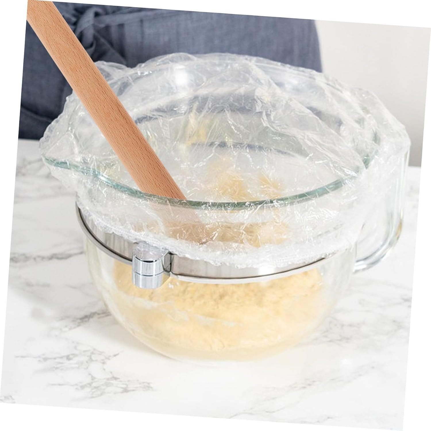Mikinona Sourdough Mixing Stick Wooden Whisk for Efficient Bread Preparation Kitchen Stirring Utensil Natural Construction Versatile Tool for Baking Tasks