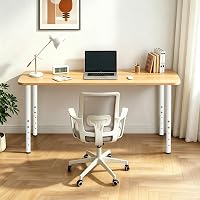 Jahof nastaviteľné kovové nohy k stolu, výška 55-90 cm, Ø42/38 mm, biele, 1 ks, k písaciemu stolu, jedálenskému stolu, konferenčnému stolíku 2
