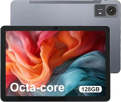 Android Tablet 11 inch 84+4GB 128GB ROM Octa-Core CPU, Android 14 Tablet with Case Wi-Fi 6, 1920*1200 IPS Full HD Display, 5MP+13MP Camera, 8000mah, Computer Tablets PC for Streaming Reading Gaming