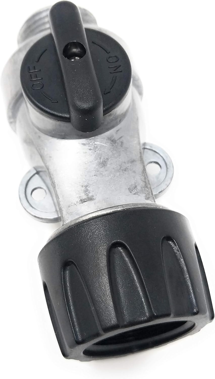 GUTTER MASTER Heavy Duty Metal Garden Hose Shutoff Valve Connector