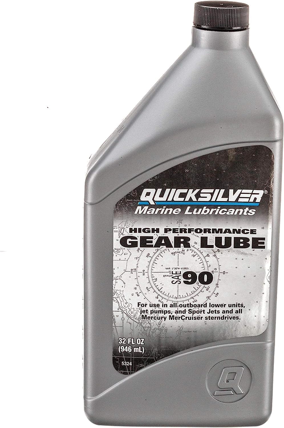 Quiksilver 92-858064Q01 High Performance Gear Lube / Gear Oil, 32.8 fl oz (946 ml)