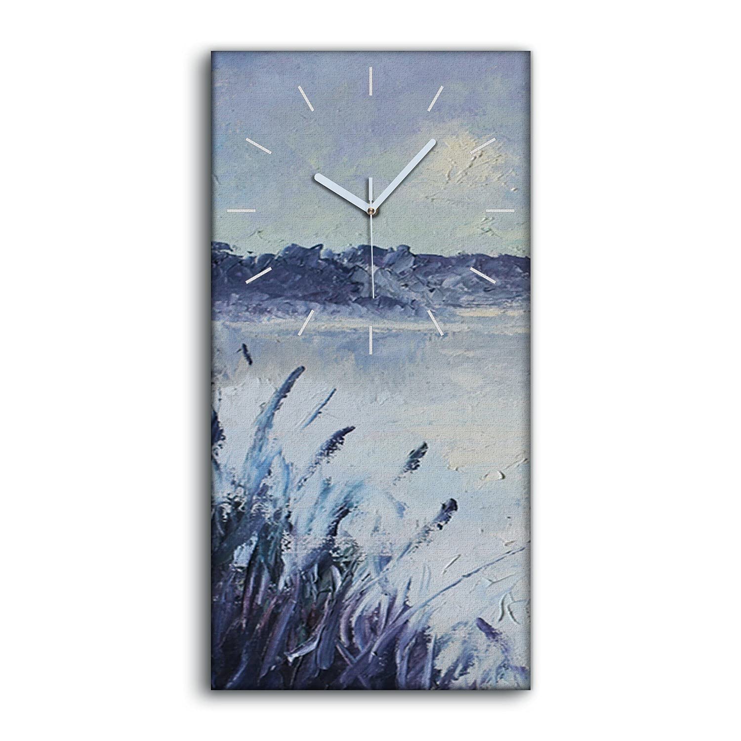 Horloge sur Toile Silencieuse pour Chambre sans Aucun Bruit de Tic-Tac