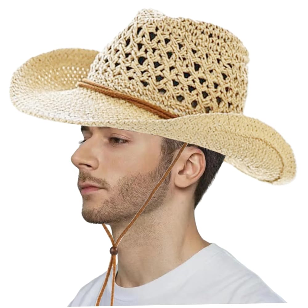 Strohhut Herren & Damen - Western Style Für Sommer & Garten