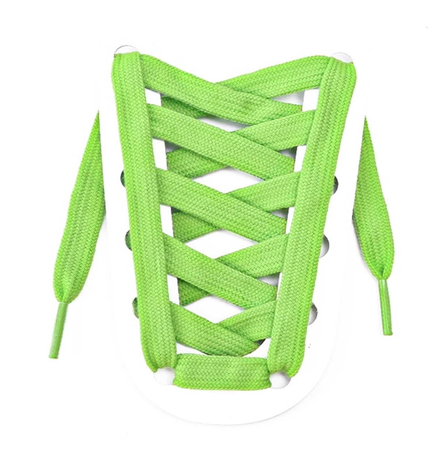 GPDNBIEU Shoelaces, For Shoes Sport For Kids Adult Flat Shoestring Laces For Sneakers Casual Accessories(Green,120cm)