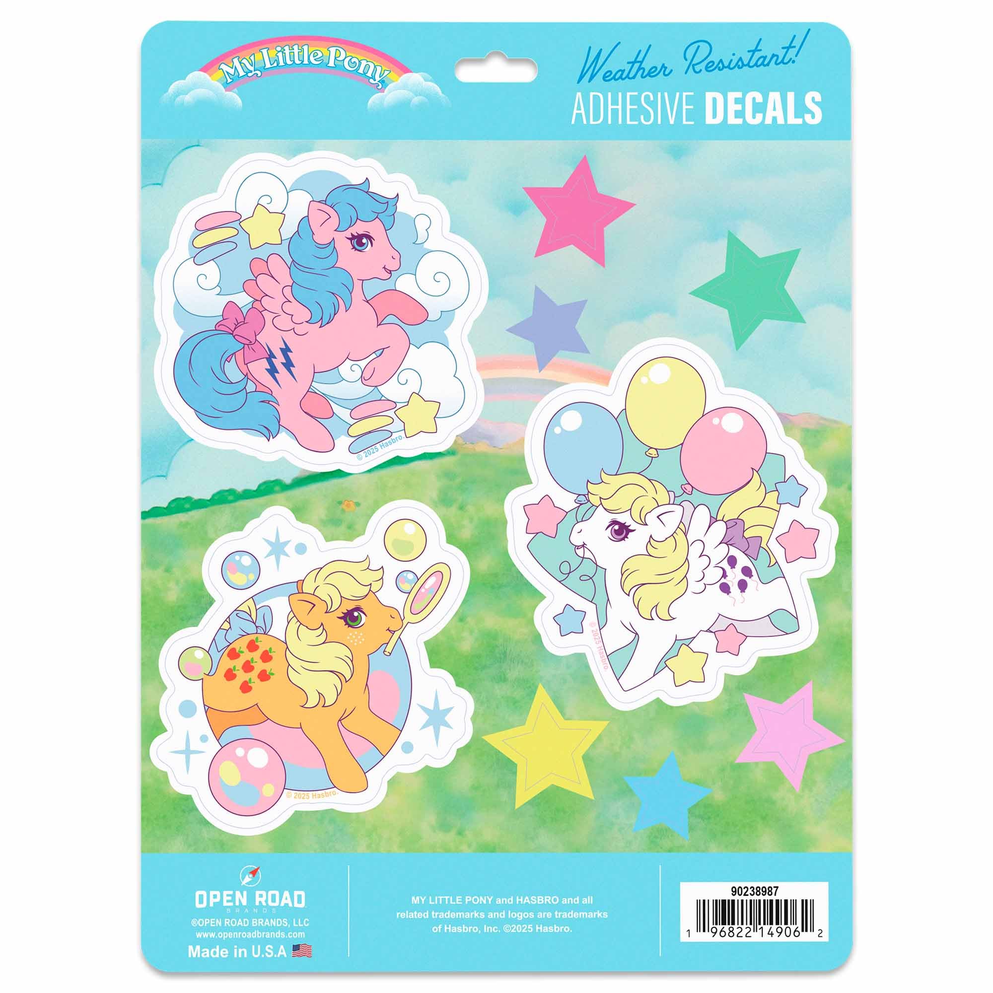 Hasbro My Little Pony Adhesive Vinyl Decal Pack