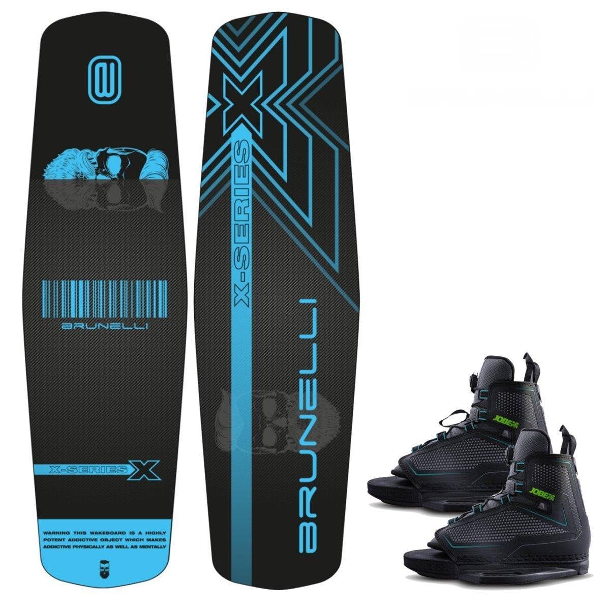 BRUNELLI Wood Flex Pro Cable Park Set Wakeboard Grindbase Maze Wake Bindung