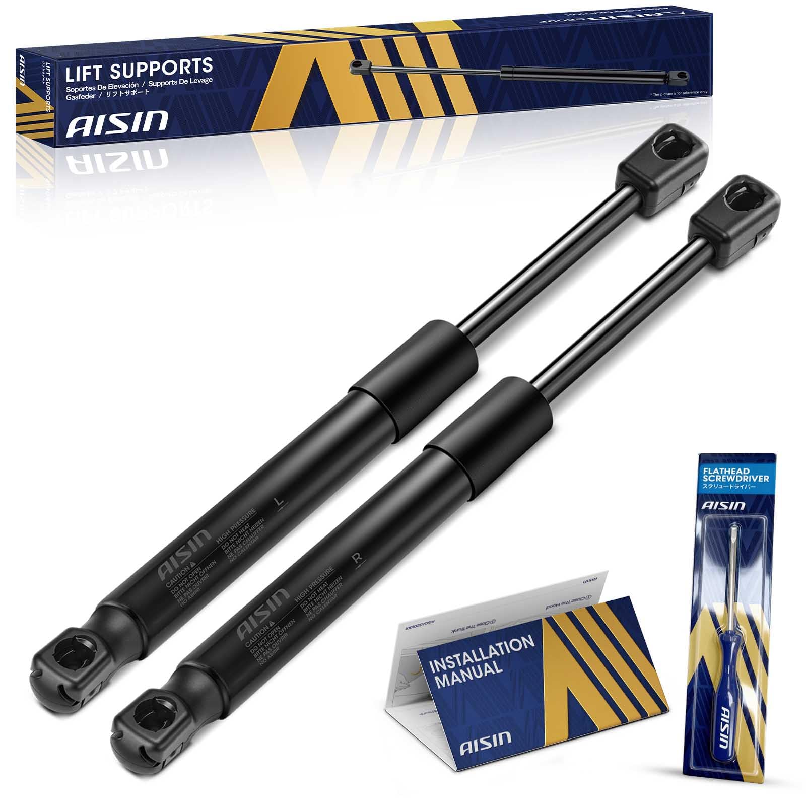 Amazon.com: AISIN AFTERMARKET GASAZ-01212 2Pcs Rear Trunk Lift