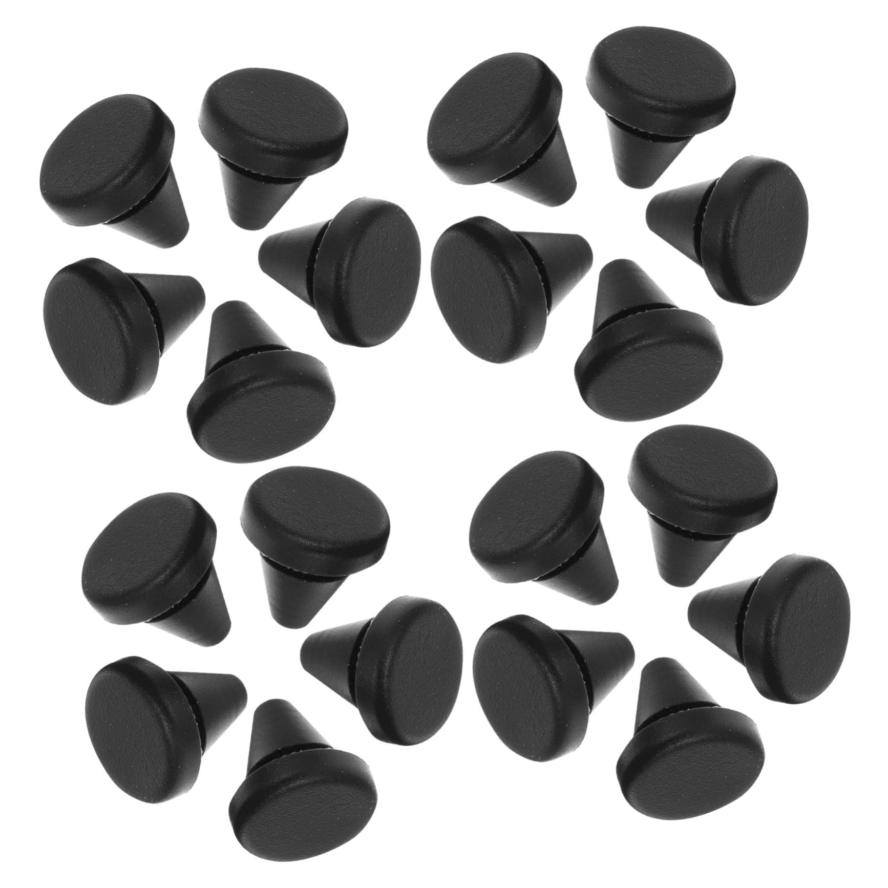AUTSUPPL 20pcs 6.0 Silicone Rubber Plugs for High Temp Sealing Vibration Dampening Easy Install Protector for Holes Tapered Rubber Grommet