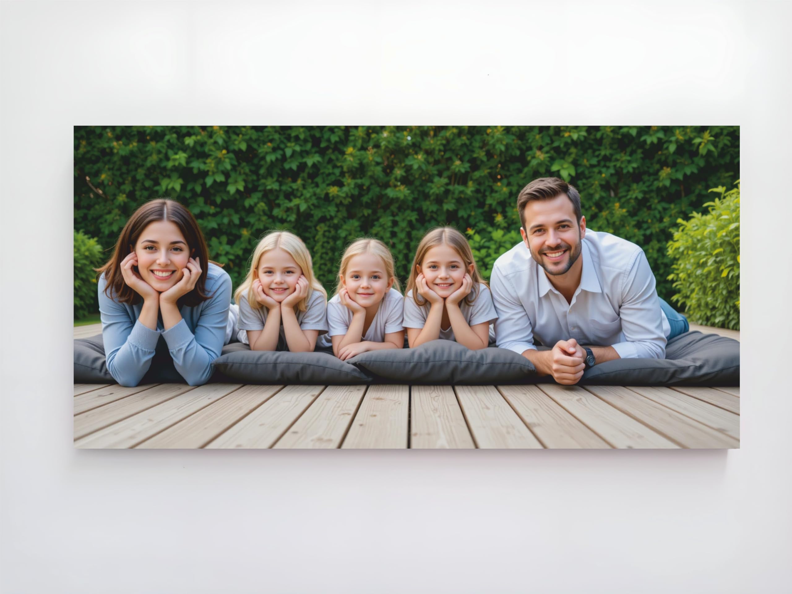 Genérico FOTOLIIENZO - Cuadro personalizado con foto, Lienzo sobre bastidor de madera – Lienzo 90 cm X 60 cm, opción de impresión en horizontal y vertical