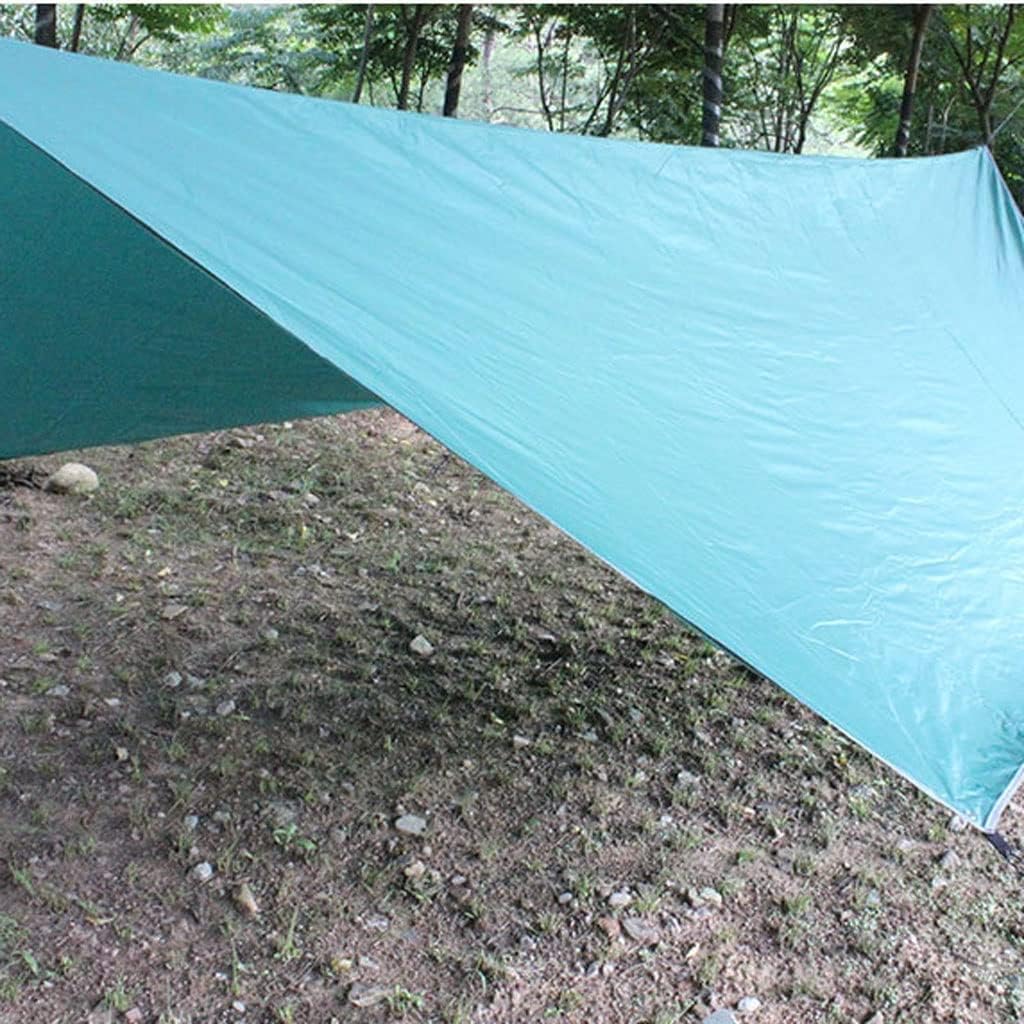 Tent Tarp Camping Tarp Outdoor Camping Multi-Function Sunshade Waterproof Rain Fly Tarp Camping Accessories Tent Tarp (Color : Schwarz)