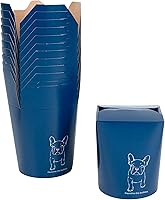 Vista 23 de Restaurantware Bio Tek - Contenedores de comida de 3.2 x 2.9 x 4 pulgadas, 200 cajas de fideos duraderas, desechables y sostenibles, cajas redondas