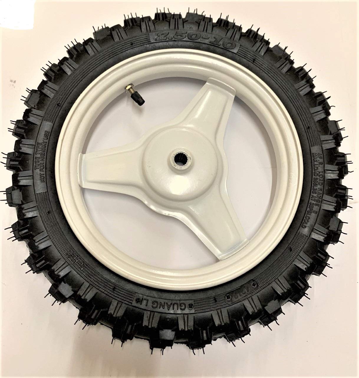 Roue arrière compléte pour PW50 Yamaha Piwi 50cc Jante Blanche