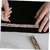 Vista 4 de Tiras de diamantes de imitación autoadhesivas para manualidades, 1 rollo de banda de diamantes de imitación para proyectos de bricolaje