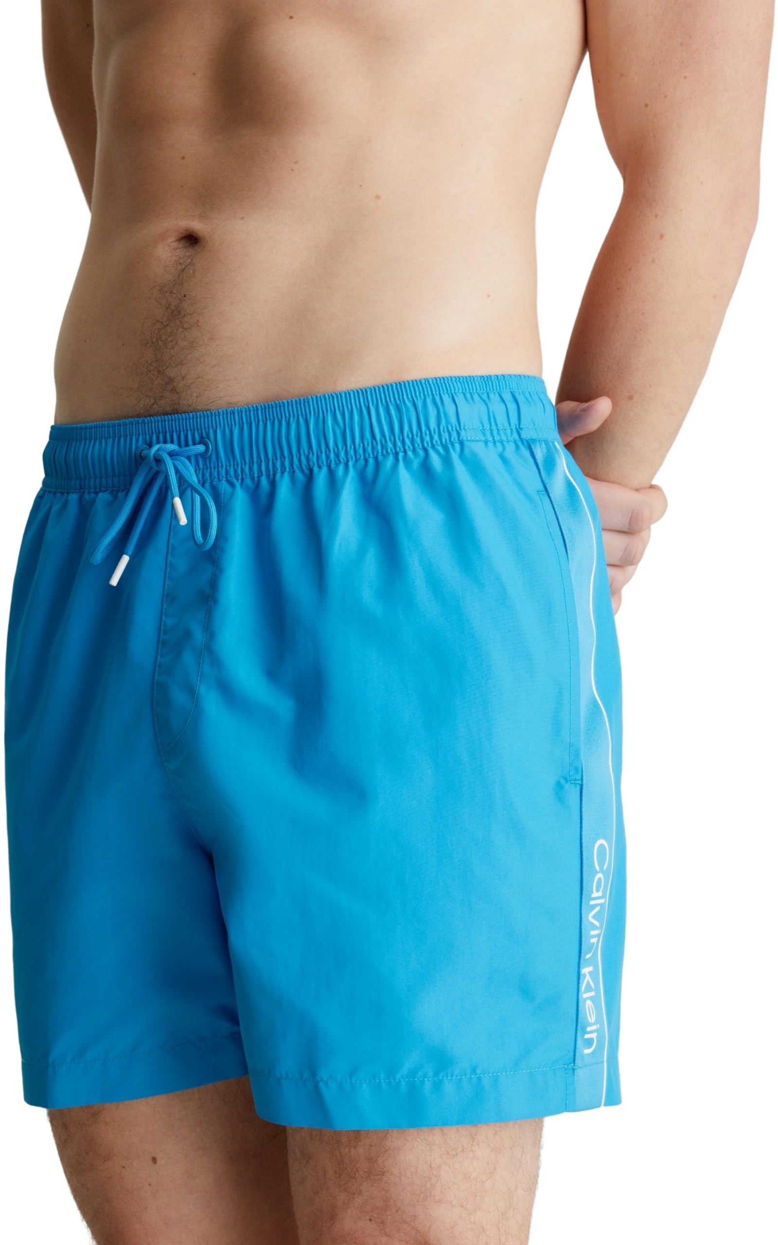 Calvin Klein Bañador Hombre Medium Drawstring Pernera Media