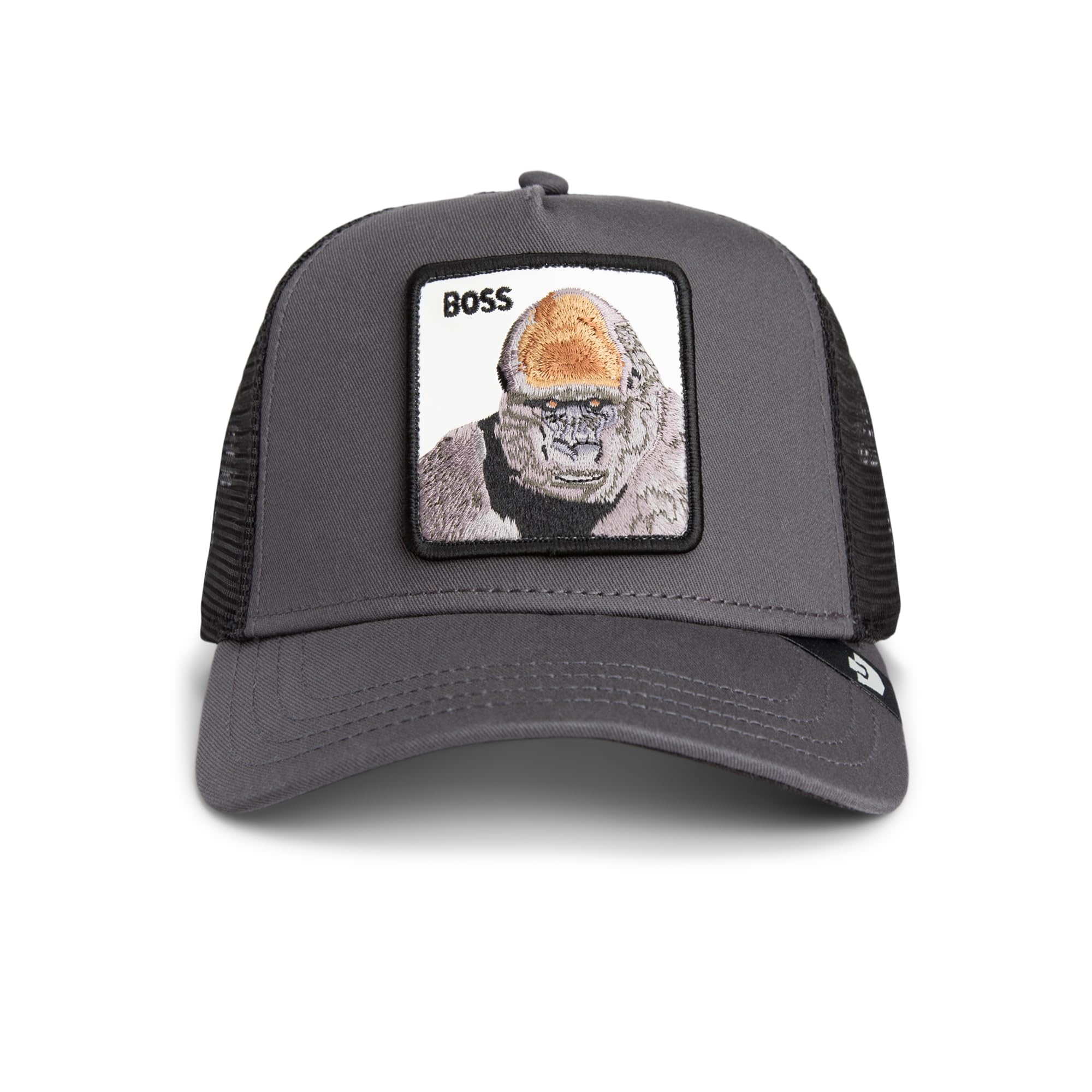 Gorilla Trucker Hat in Polyester-Cotton Blend