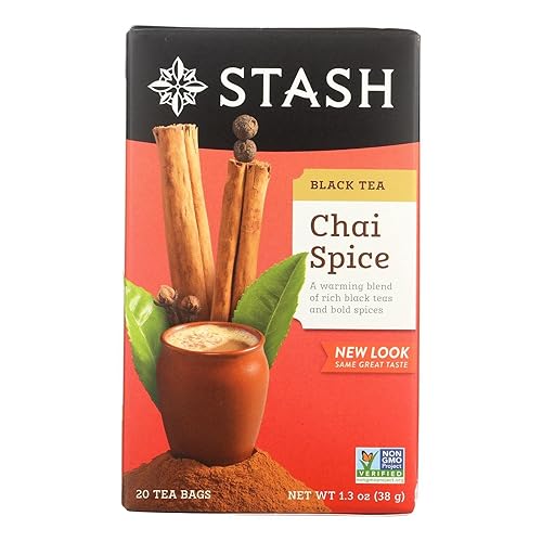 Stash Chai Spice Black Tea - 20 bolsas por paquete 6 paquetes por caja disponible en Yaxa Colombia
