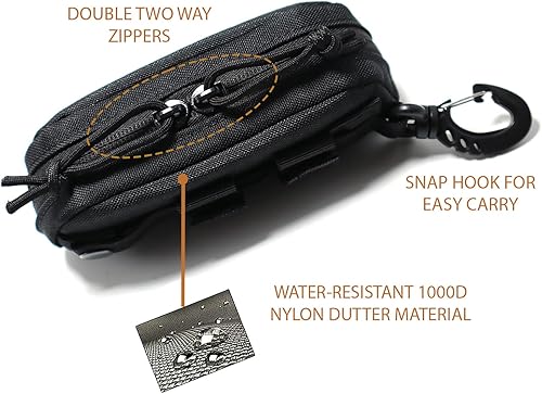 Miniatura 4 de Tactical Molle Glasses Case Tactical Eyeglasses Case Shockproof Sunglasses Carrying Protective Box with Clip