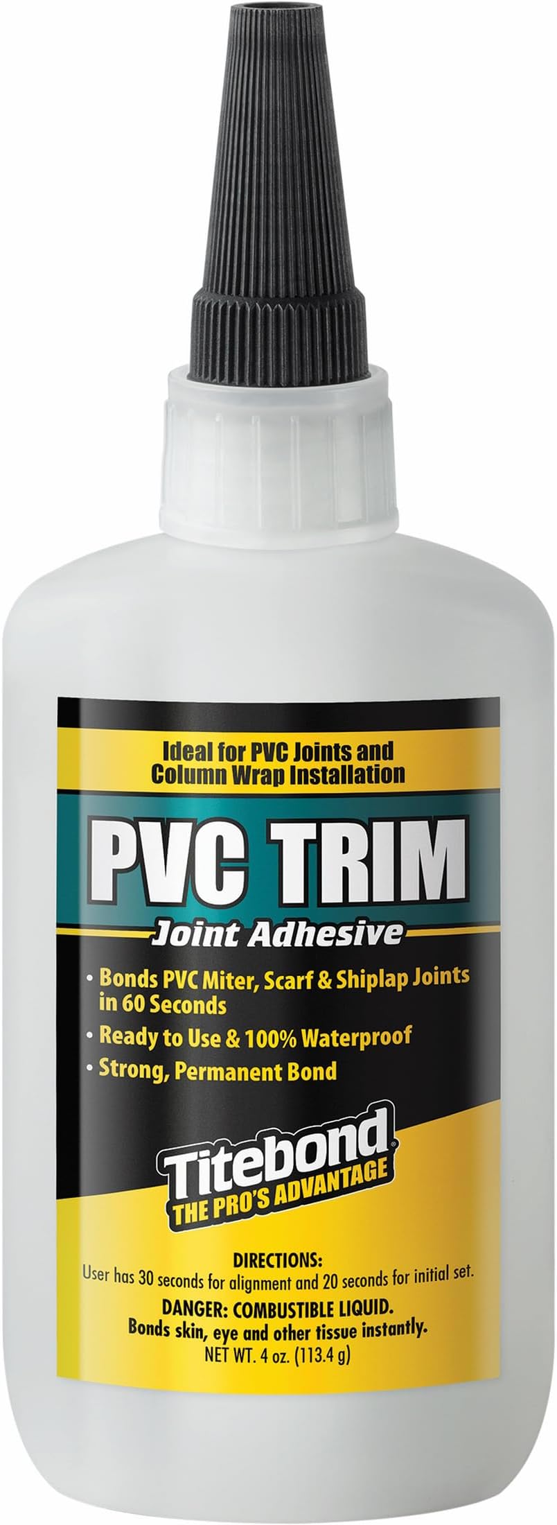 Titebond 4 Oz. PVC Trim Joint Adhesive