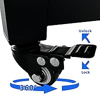 Vista 3 de Mesa para colocar sobre la cama con 4 ruedas, escritorio para colocar sobre la cama, mesas médicas con ruedas de 71 pulgadas de ancho x 40 pulgadas