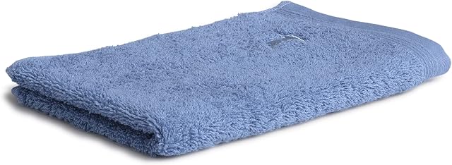 möve Superwuschel guest towel 30 x 50 cm made of 100% cotton, cornflower