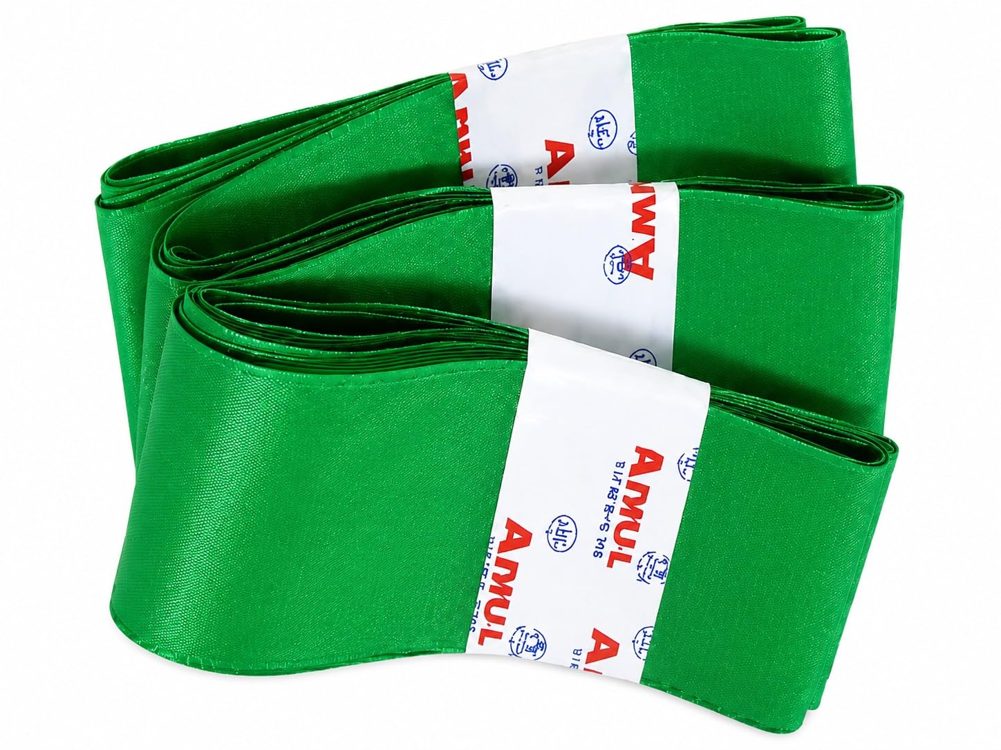 beauty tool School Nylon Hair Ribbon for Girls | Plain Hair Ribbon Roll for School Uniform, Hair Braiding & Ponytail, Soft and Durable Ribbon (Green) 10 pcs-image-24