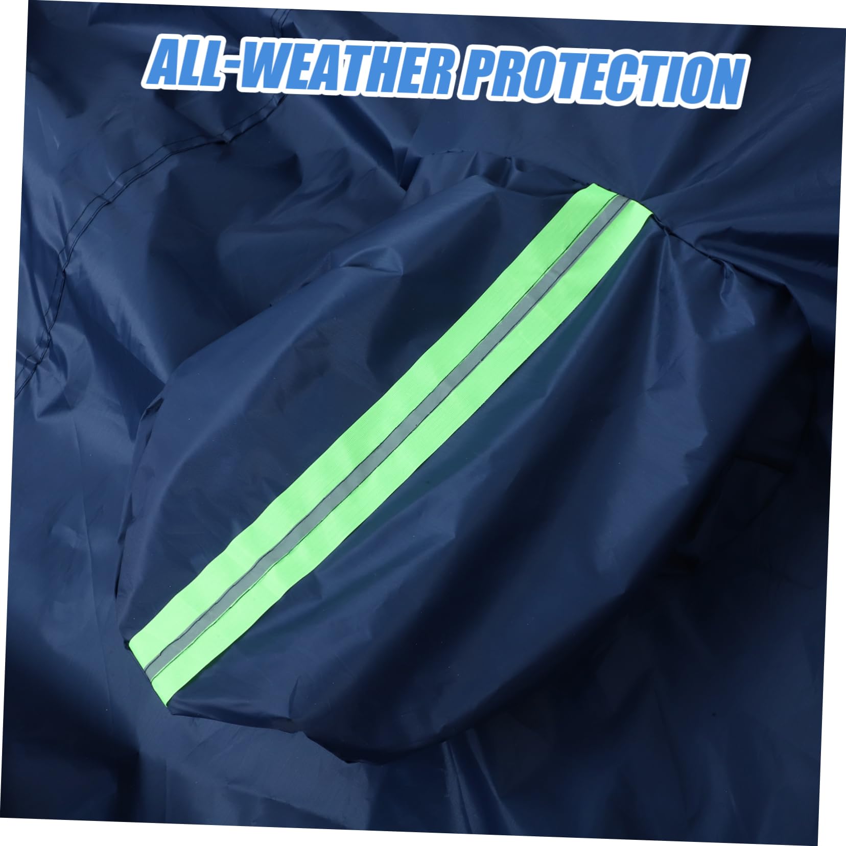 Toyvian 190t All-Weather Car Cover XXXL Outdoor Protective Cover with Windproof Straps Reflective Strips for Easy Identification Durable — view 9