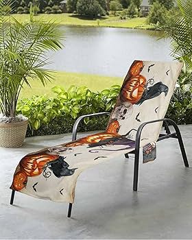 Amazon.com : Horror Halloween Beach Pool Patio Lounge Chaise Chair