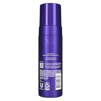 Nexxus Hy-Volume Cloud Foam Hair Foam for Lift and Volume For Flat & Limp Hair Hair Styling Foam Powered by Magnitube Volumizer Technology with Hyaluronic Acid 5.5 fl oz