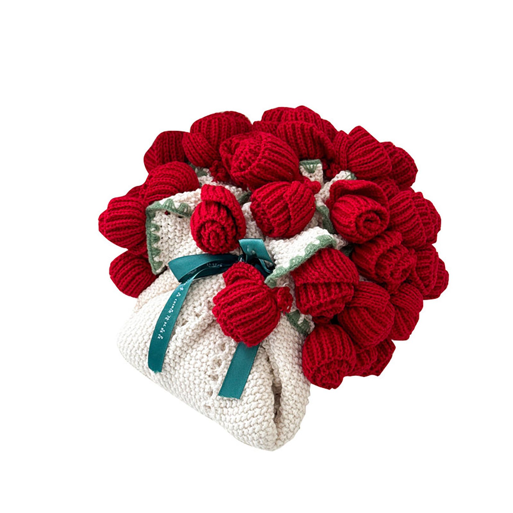 Couverture en crochet fait main et plaid bouquet de fleurs tricoté pour décoration de canapé
