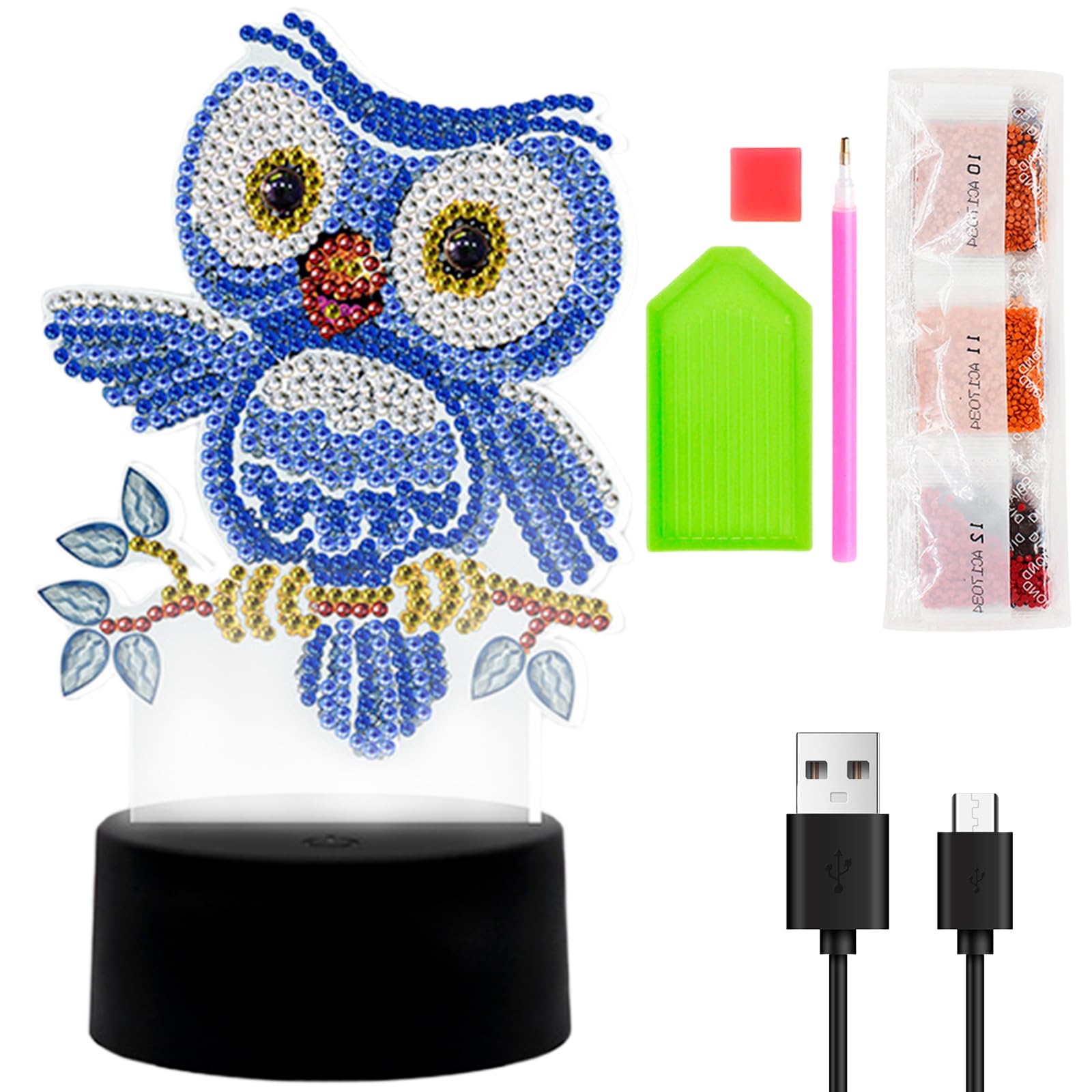 HappyGoLucky Activites Manuelles pour Enfants, Veilleuse Enfant Licorne Cadeau Fille 3 4 5 6 7 8 ans Jouet Fille 3-10 ans Lampe de Chevet Enfant Diamond Painting Jeux Fille Cadeau Anniversaire HappyGoLucky Activites Manuelles pour Enfants, Veilleuse Enfant Licorne Cadeau Fille 3 4 5 6 7 8 ans Jouet Fille 3-10 ans Lampe de Chevet Enfant Diamond Painting Jeux Fille Cadeau Anniversaire
