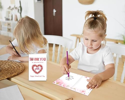 Miniatura 5 de JUESMOS Tarjetas de San Valentín para profesores, tarjetas de feliz día de San Valentín para profesores, gracias por hacer que la escuela esté llena