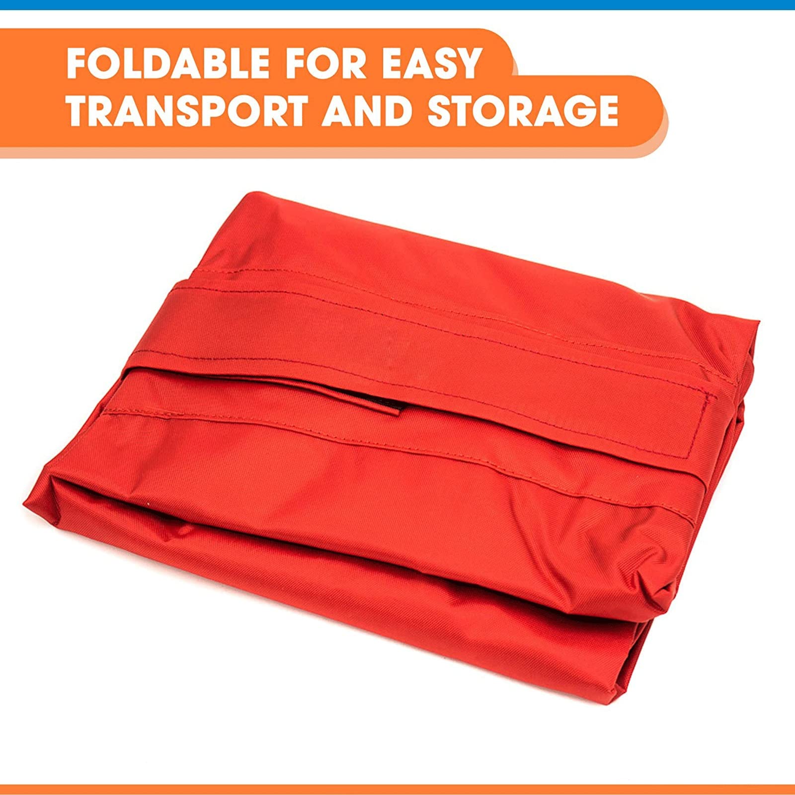 Civière De Transport pour Animal, Animaux De Compagnie Brancard Brancard pour Chien Civière d'urgence pour Chien avec Sangle De Sécurité pour Garder Votre Animal en Sécurité (Color : Red)
