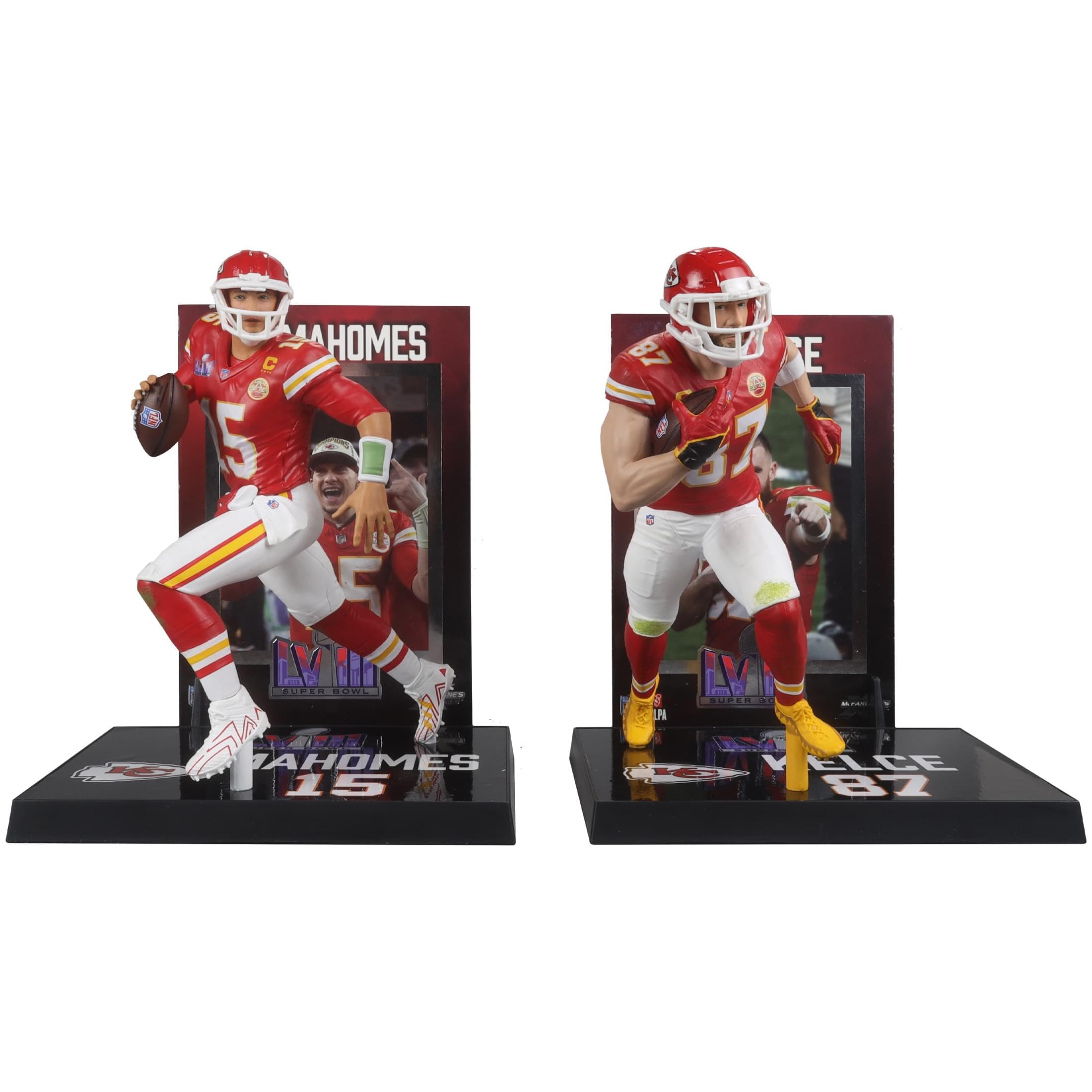 セール！マクファーレン NFL 7インチ パトリック・マホームズ 白/チーフス Amazon.com: McFarlane Travis Kelce/Patrick Mahomes (Chiefs