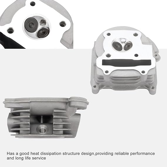 GOOFIT 39mm Cylinder Head with 64mm Valve for 4 Stroke GY6 49cc 50cc ATV Scooter Moped 139QMA 139QMB Engine Part