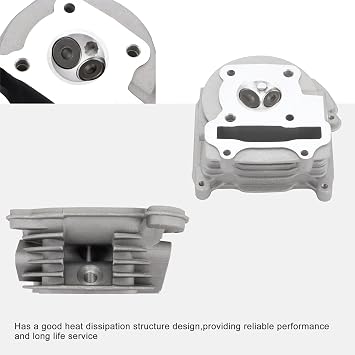GOOFIT 39mm Cylinder Head with 64mm Valve for 4 Stroke GY6 49cc 50cc ATV Scooter Moped 139QMA 139QMB Engine Part
