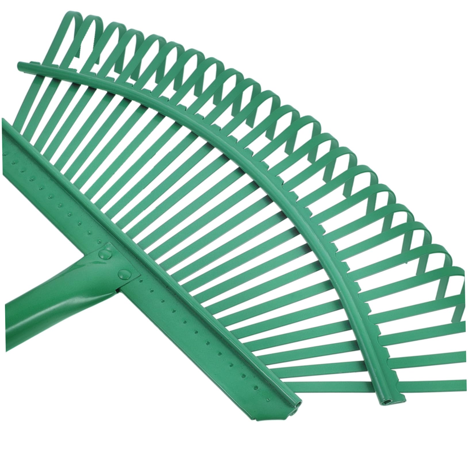 Ersatz Gartenrechenkopf aus Stahl 25 Zähne Multifunktional Robuster Laubrechen für Rasenflächen Leichter Handrechen Gartengerät Herbstlaub