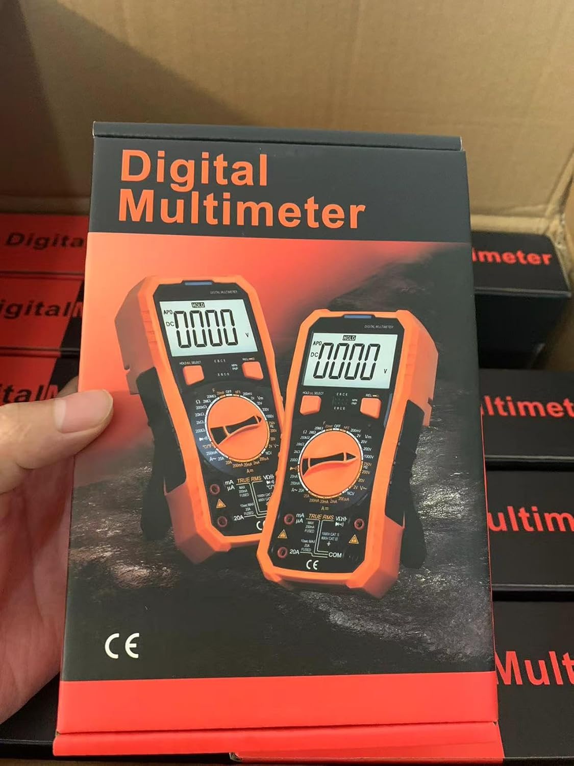 890C+ Digital Multi-meter Manual Range New Type Multi-meter Digital True RMS NCV Flashlight(RUOSHUI 890C+)