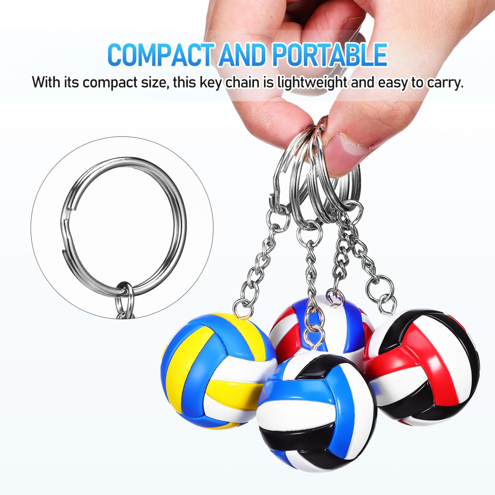 Llavero De Voleibol Con Colgante Para Bolso, 6 Unidades, Dis | Cuotas