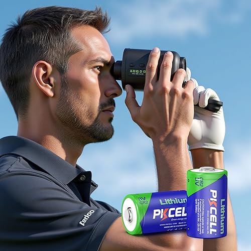 Miniatura 4 de PKCELL Batería CR2 paquete de 8 baterías de litio CR2 3V para buscador de rango de golf, linterna y más