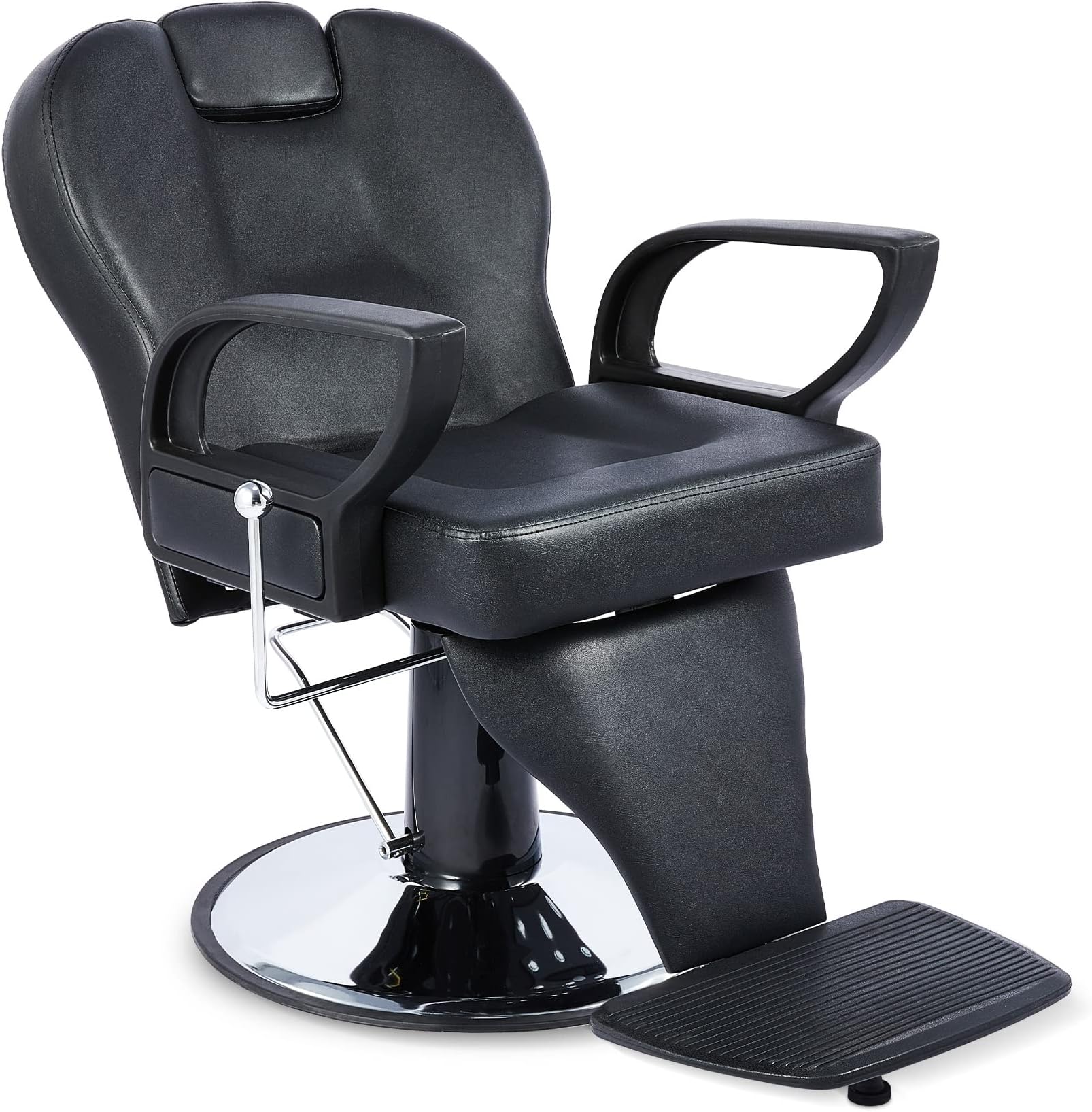 COZ Reclining Barber Chair, Height Adjustable Swivel Hydraulic Salon
