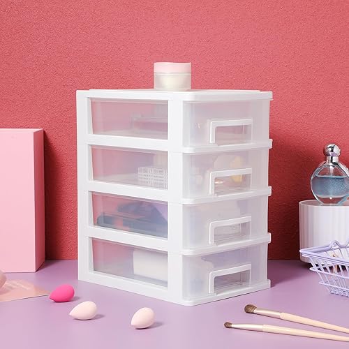 Miniatura 2 de Gatuida Cajones de almacenamiento de plástico cajón de escritorio caja de almacenamiento caja de almacenamiento multicapa para el hogar la escuela